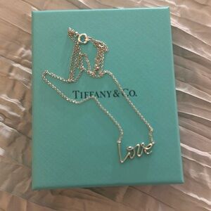 Tiffany “Love” Necklace - Never worn